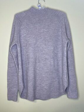 Reitmans Lilac Mock Neck Knit Sweater